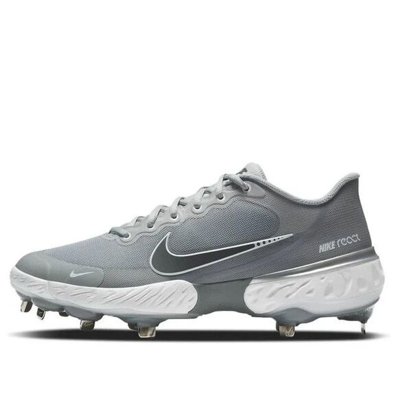 Size 11 Nike Alpha Huarache 3 Elite Metal Baseball Cleats Smoke Gray CK0746-002 main image 4